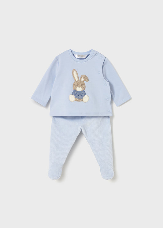 Mayoral Baby Boys Sky Blue Leg Warmer Set