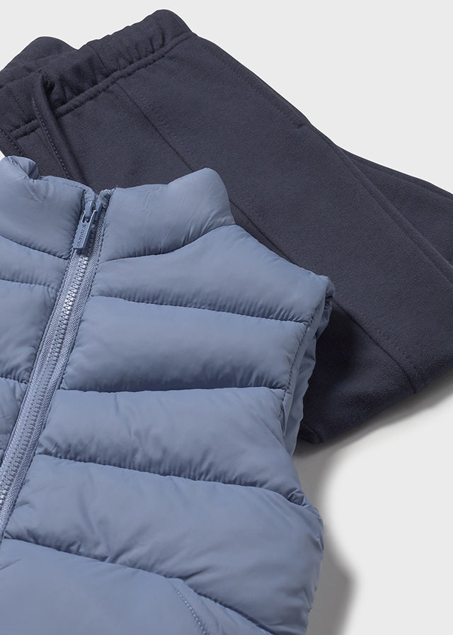 Mayoral Baby Boys 3 Piece Iceberg Pullover, Trousers & Vest Set