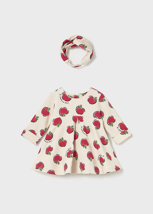 Mayoral Baby Girls Cherry Fleece Dress