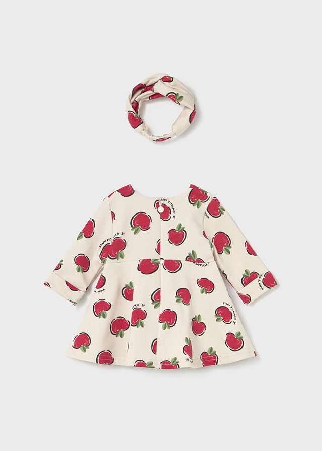 Mayoral Baby Girls Cherry Fleece Dress