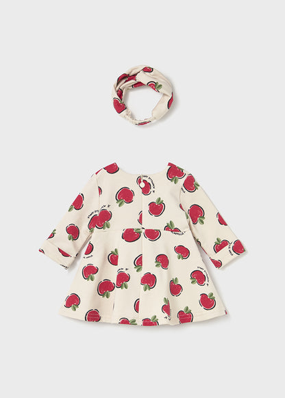Mayoral Baby Girls Cherry Fleece Dress