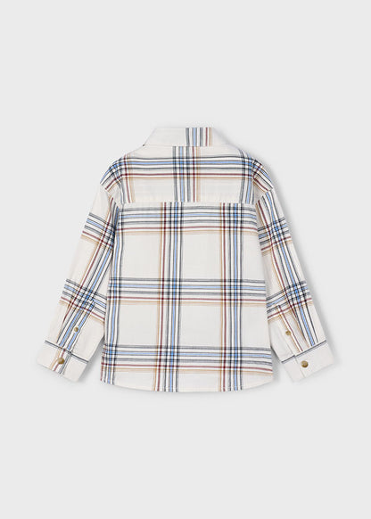 Mayoral Boys Cereal Long Sleeve Checked Shirt