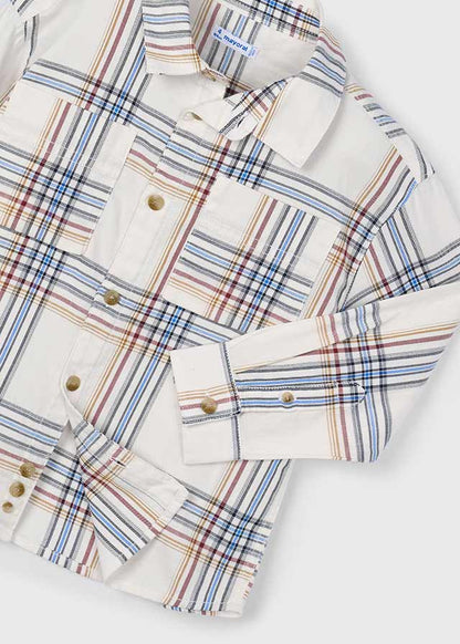 Mayoral Boys Cereal Long Sleeve Checked Shirt