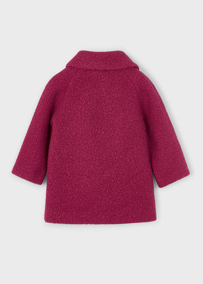 Mayoral Girls Cherry Shearing Teddy Coat