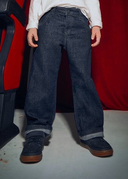 Mayoral Boys Dark Indig Denim Trousers
