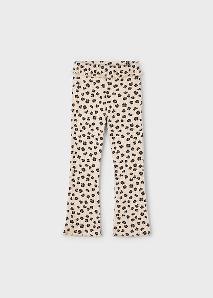 Mayoral Girls Rib Knit Flare Leggings