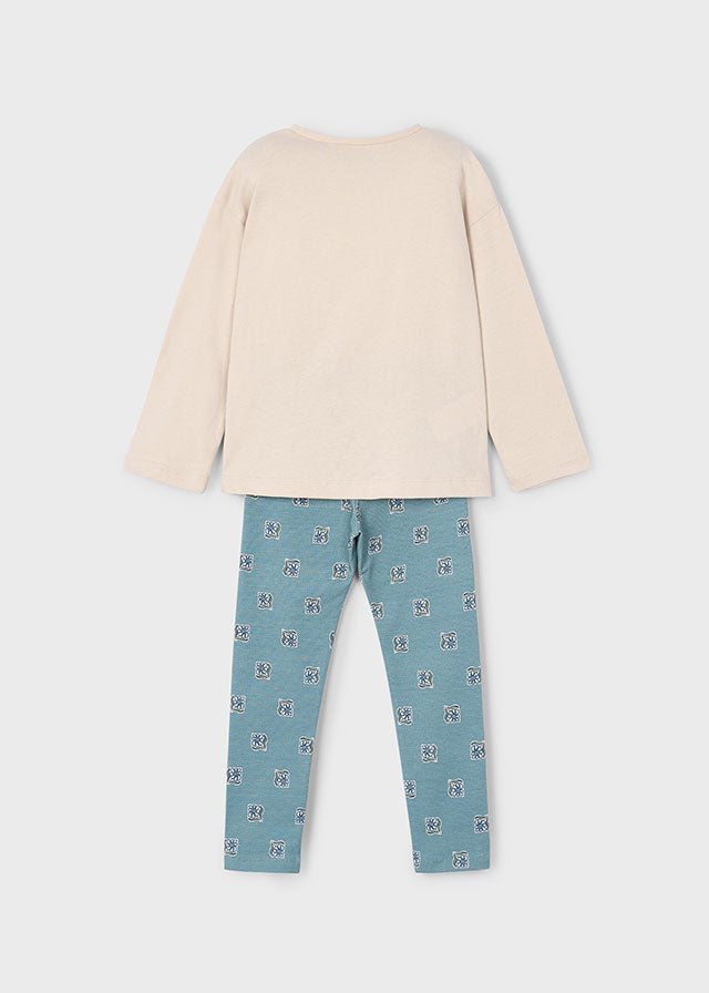 Mayoral Girls Sage leggings Set