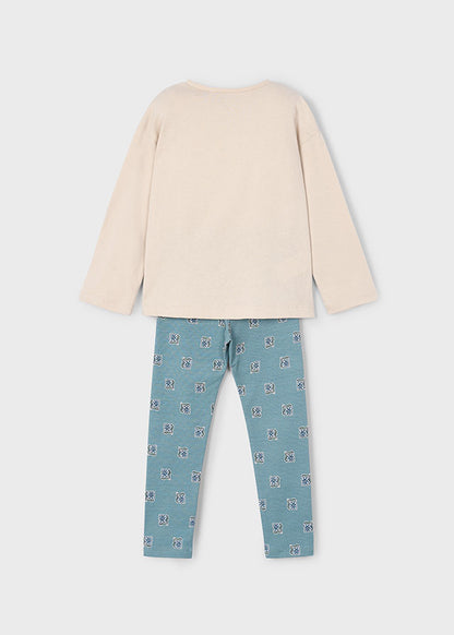 Mayoral Girls Sage leggings Set