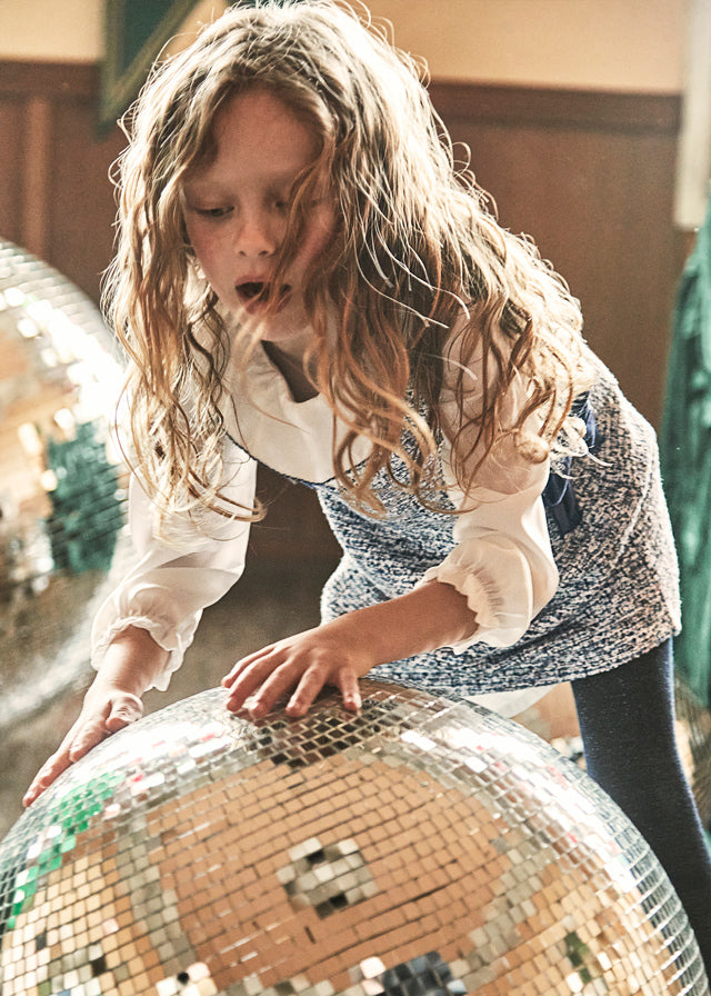 Mayoral Girls Combined Pinafore Dress