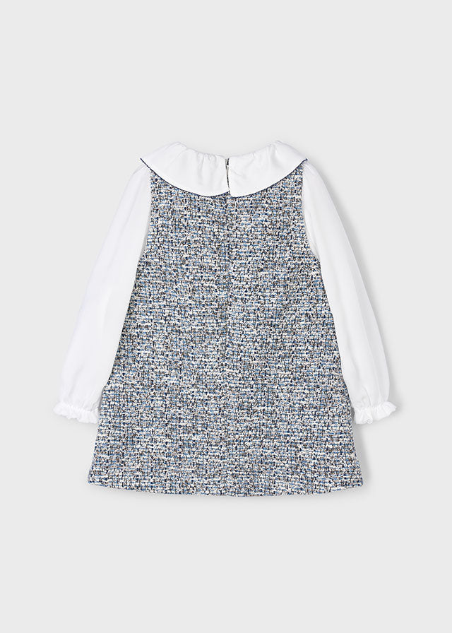 Mayoral Girls Combined Pinafore Dress