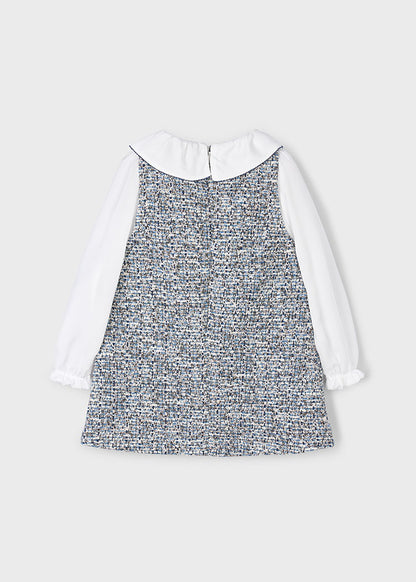 Mayoral Girls Combined Pinafore Dress