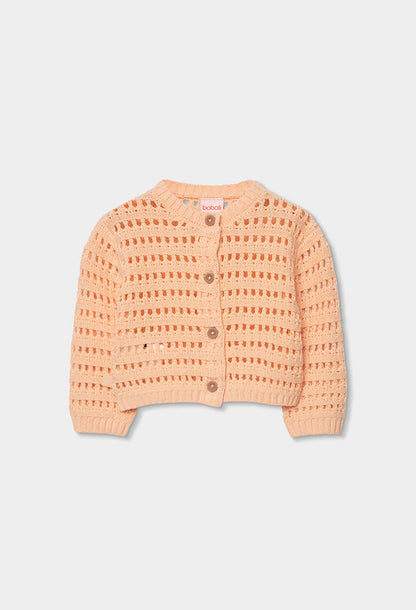 Boboli Baby Girls Peach Cardigan
