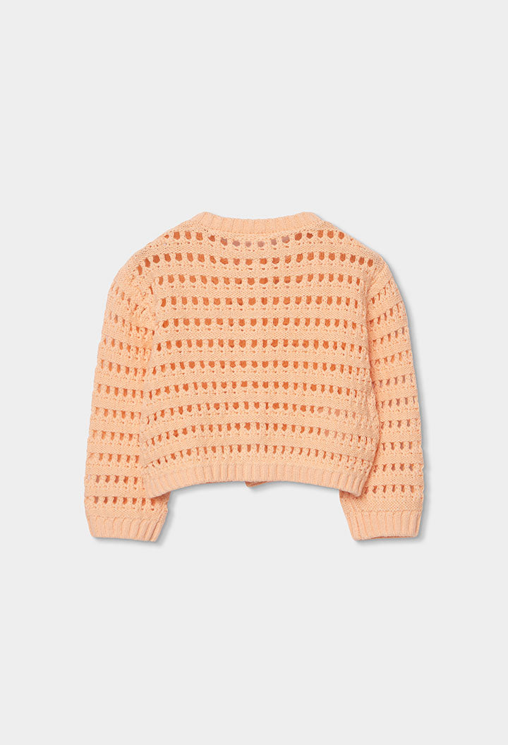 Boboli Baby Girls Peach Cardigan