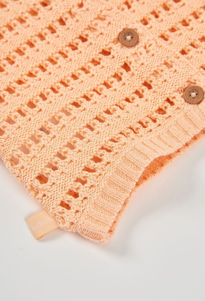 Boboli Baby Girls Peach Cardigan
