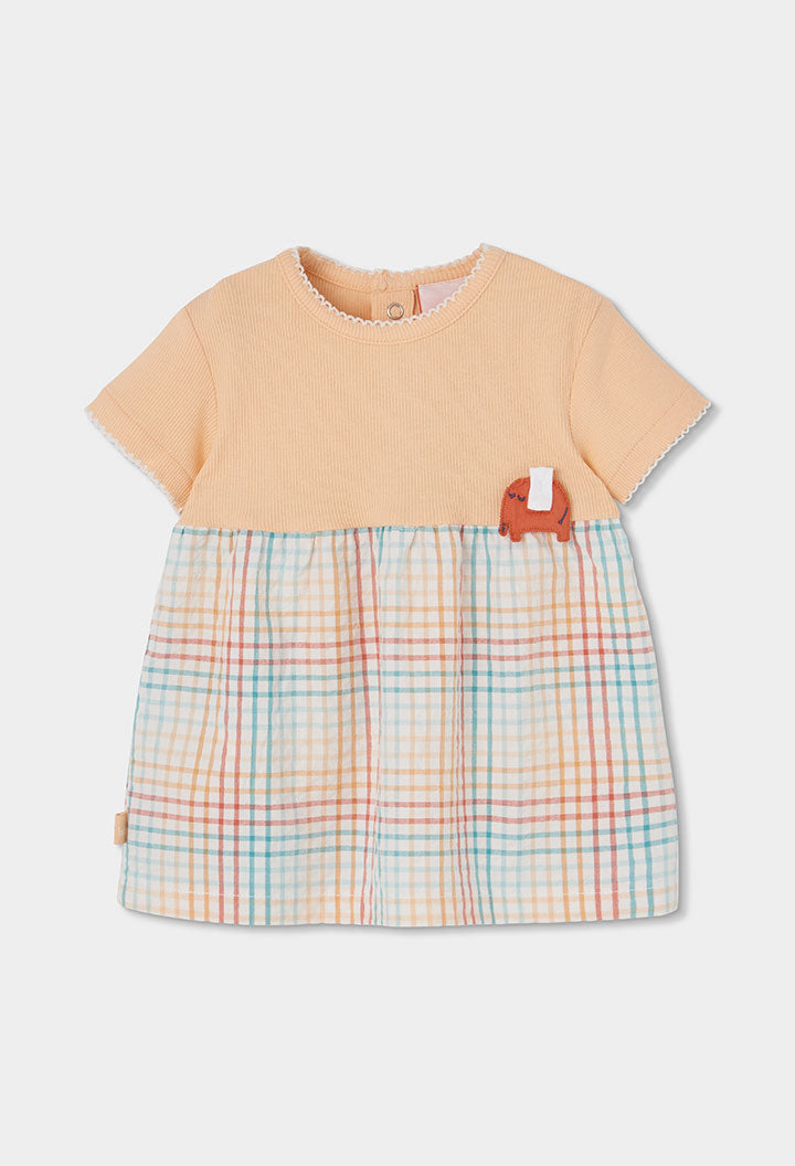 Boboli Baby Girls Colourful Combined Dress