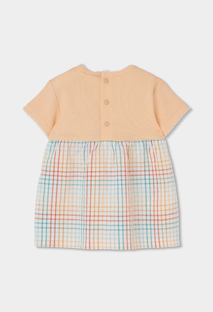 Boboli Baby Girls Colourful Combined Dress