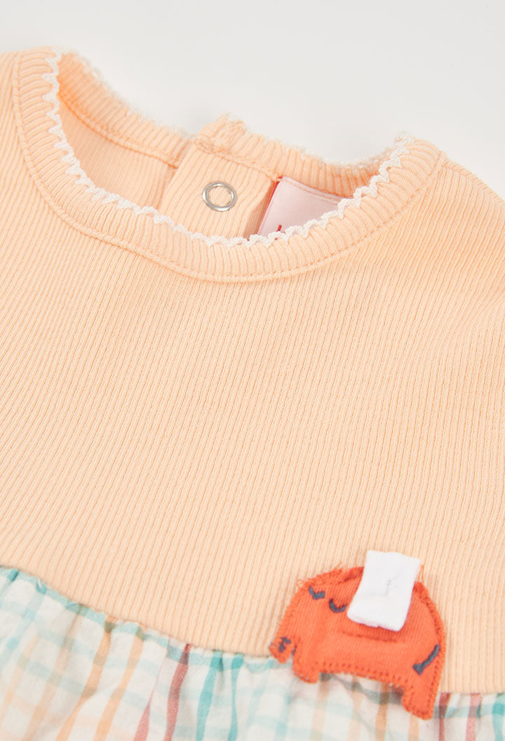 Boboli Baby Girls Colourful Combined Dress