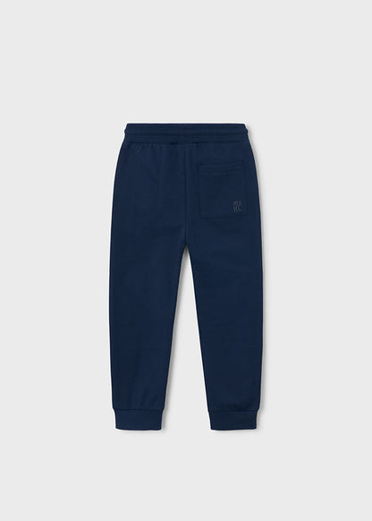 Mayoral Boys Blue Basic Cuffed Fleece Trousers
