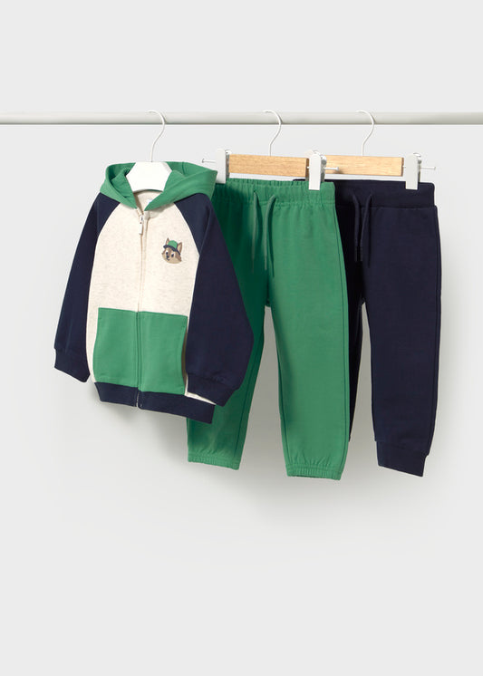 Mayoral Baby Boys Acacia Basic Plush 2 Pants Tracksuit