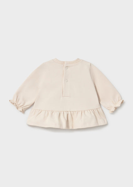 Mayoral Baby Girls Mauve 2 Long sleeved T-Shirts Set
