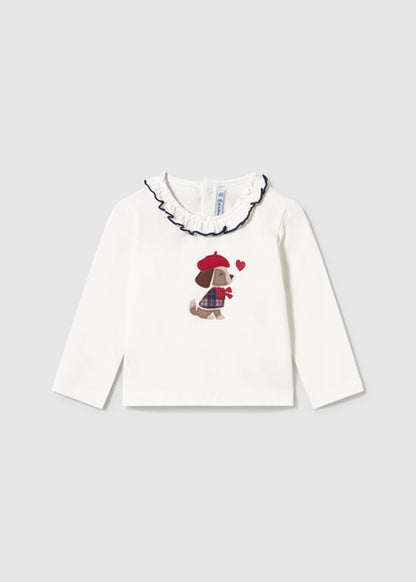 Mayoral Baby Girls Long Sleeved Top
