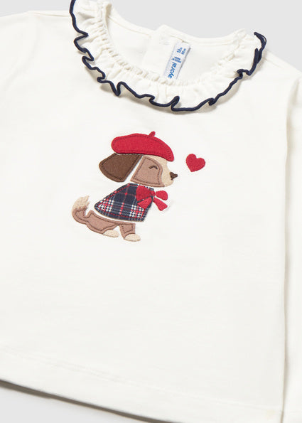Mayoral Baby Girls Long Sleeved Top