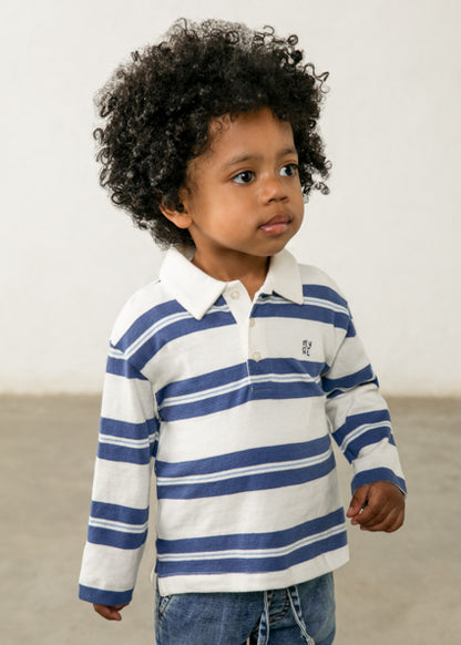 Mayoral Baby Boys Long Sleeved Stripes Polo