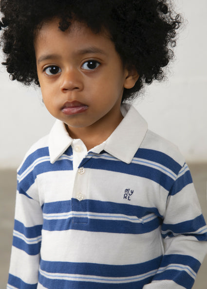 Mayoral Baby Boys Long Sleeved Stripes Polo