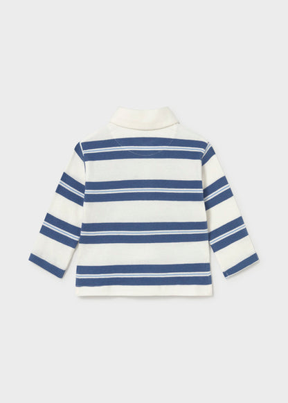 Mayoral Baby Boys Long Sleeved Stripes Polo