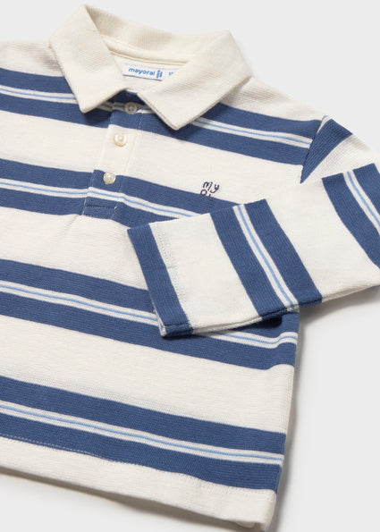 Mayoral Baby Boys Long Sleeved Stripes Polo