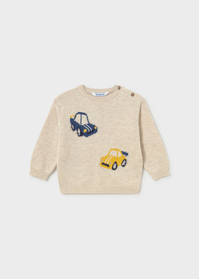 Mayoral Baby Boy Stone Sweater