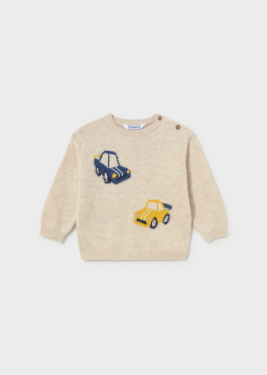 Mayoral Baby Boy Stone Sweater