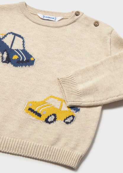 Mayoral Baby Boy Stone Sweater