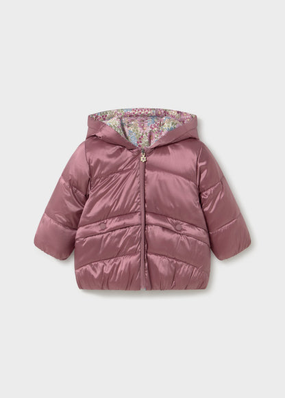 Mayoral Baby Girls Violet Reversible Coat