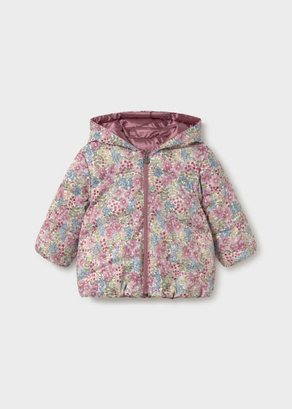 Mayoral Baby Girls Violet Reversible Coat
