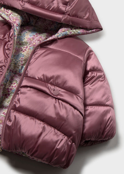 Mayoral Baby Girls Violet Reversible Coat