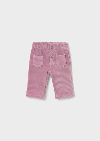 Mayoral Baby Girls Grape Corduroy Trouser