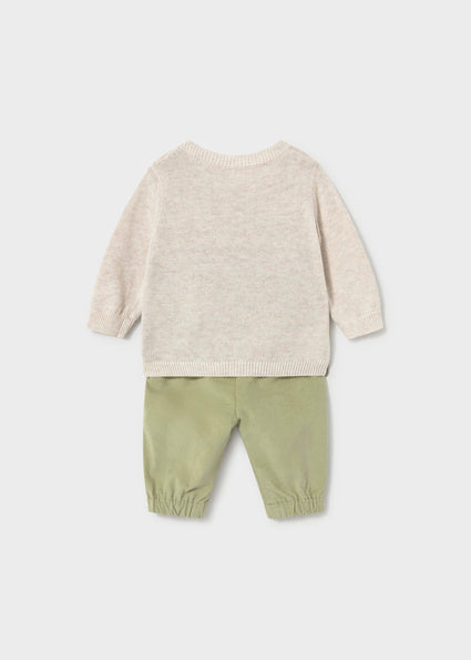 Mayoral Baby Boy Indigo Jersey and Long Trousers Set