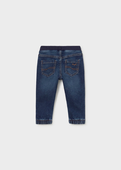 Mayoral Baby Boys Dark Soft Denim Jogger Trousers