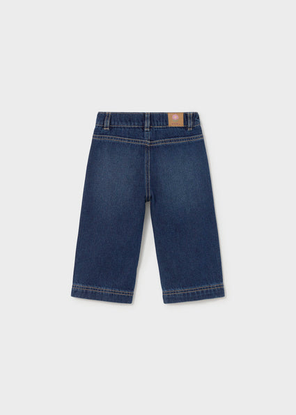 Mayoral Baby Girl Dark Denim Trousers