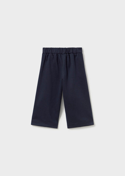 Mayoral Baby Girl Navy Twill Knit Trousers