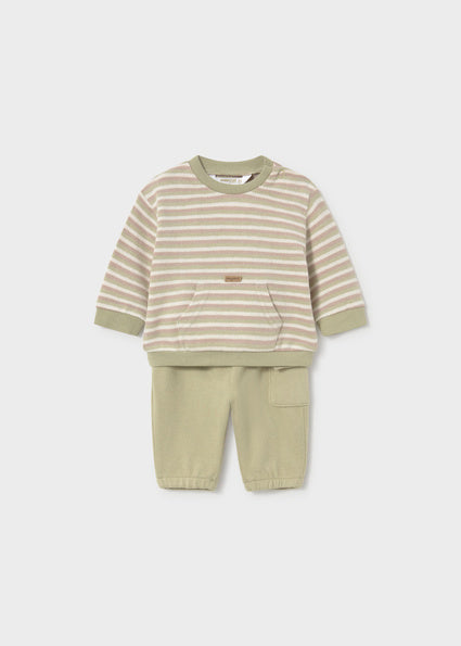 Mayoral Baby Boy Bayleaf Stripped Set