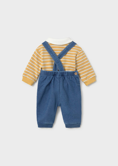 Mayoral Baby Boy Ochre Romper Set