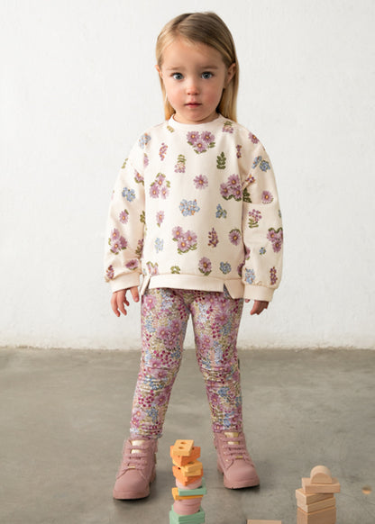 Mayoral Baby Girl Mauve Leggings