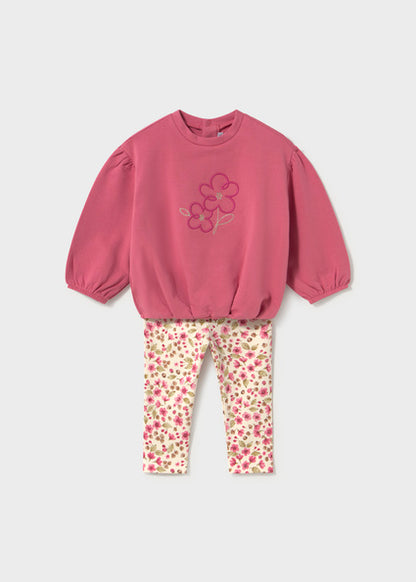 Mayoral Baby Girl Sweet Pullover and Leggings Set