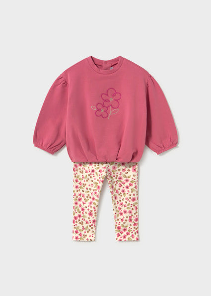 Mayoral Baby Girl Sweet Pullover and Leggings Set
