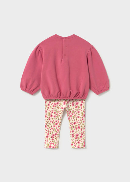 Mayoral Baby Girl Sweet Pullover and Leggings Set