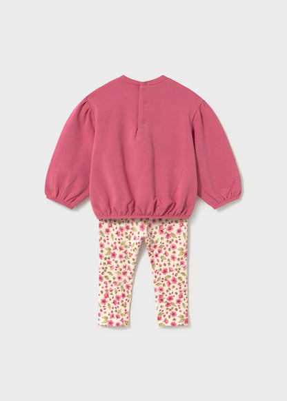Mayoral Baby Girl Sweet Pullover and Leggings Set