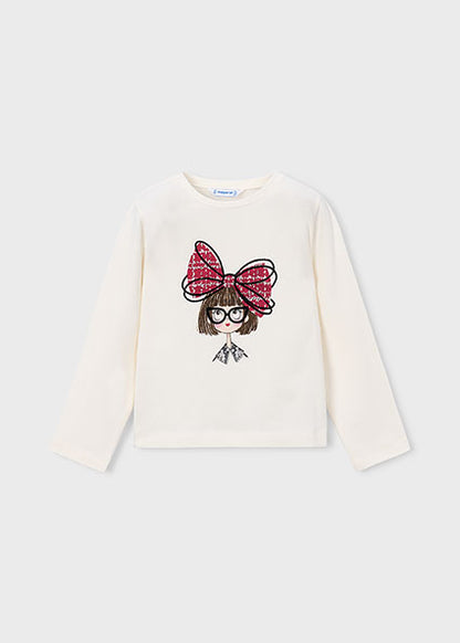Mayoral Girls Long Sleeve Top
