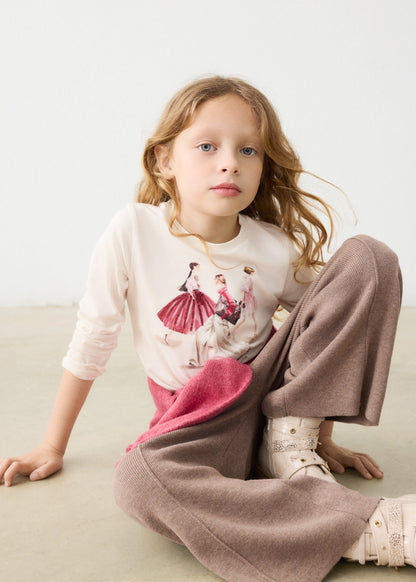 Mayoral Girls Long Sleeve Top